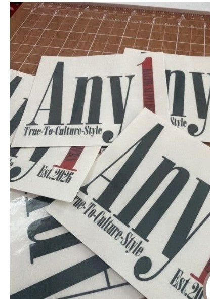 ANY1 "100'S" BOX STICKER